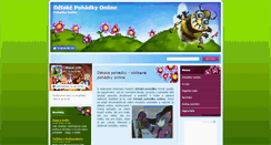 Desktop Screenshot of detskepohadky.cz